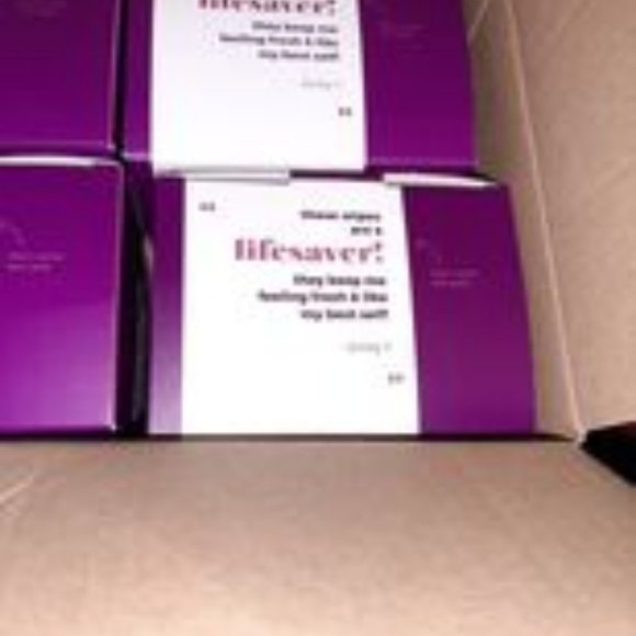 NIB 4 BOXES OF 16 WIPES EACH "DOWN THERE WIPES" BY GOODWIPES - Picture 6 of 13